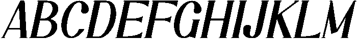 Quirentis Italic otf (400) Font UPPERCASE
