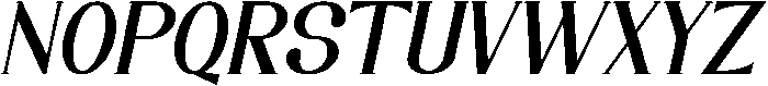 Quirentis Italic otf (400) Font UPPERCASE