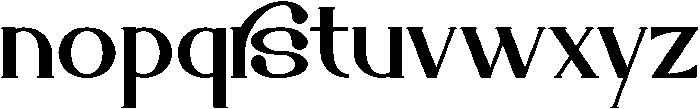 Quirentis otf (400) Font LOWERCASE