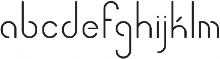 Quirk Thin otf (100) Font LOWERCASE