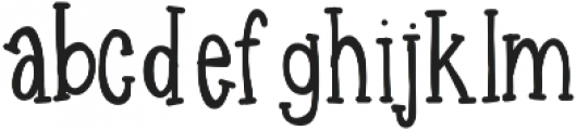Quirked ttf (400) Font LOWERCASE
