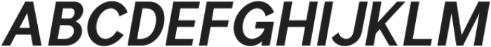 Quirkfy Italic otf (400) Font UPPERCASE
