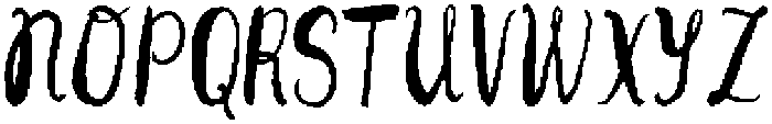 Quirkle Notes Regular otf (400) Font UPPERCASE