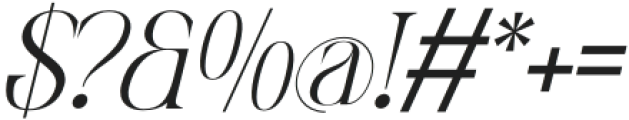 Quirky Fashion Italic otf (400) Font OTHER CHARS