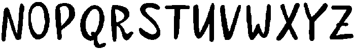 Quirky  Goose Caps otf (400) Font LOWERCASE