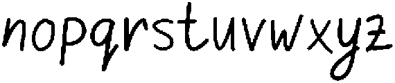 Quirky Goose Thin otf (100) Font LOWERCASE