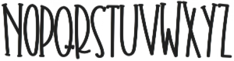 Quirky Quartet Serif Bold Serif Bold otf (700) Font UPPERCASE