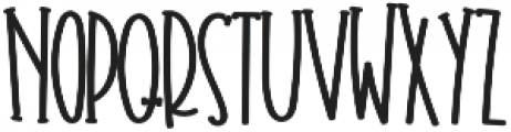 Quirky Quartet Serif Bold Serif Bold otf (700) Font LOWERCASE