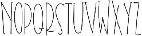 Quirky Quartet Serif Serif otf (400) Font UPPERCASE