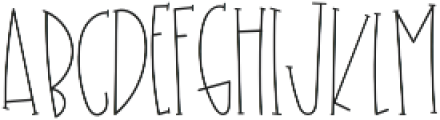 Quirky Quartet Serif Serif otf (400) Font LOWERCASE