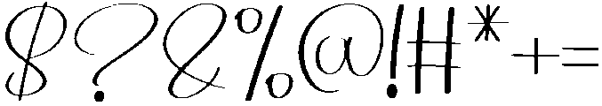 Quirky Regular otf (400) Font OTHER CHARS