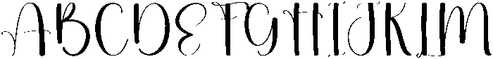 Quirky Regular otf (400) Font UPPERCASE