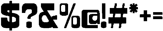 Quirky Weird otf (400) Font OTHER CHARS