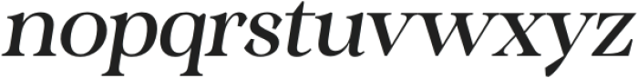 Quirlone Italic otf (400) Font LOWERCASE