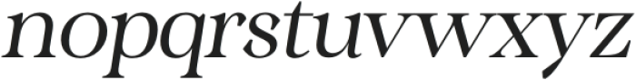 Quirlone Light Italic otf (300) Font LOWERCASE