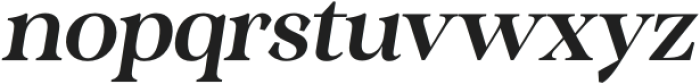 Quirlone Medium Italic otf (500) Font LOWERCASE