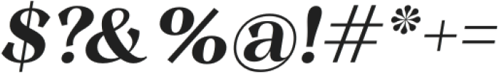 Quirlone Semi Bold Italic otf (600) Font OTHER CHARS