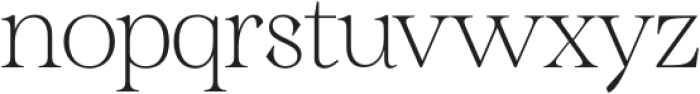 Quirlone Thin otf (100) Font LOWERCASE
