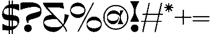 Quirlora Regular otf (400) Font OTHER CHARS