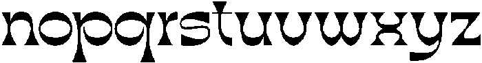 Quirlora Regular otf (400) Font LOWERCASE