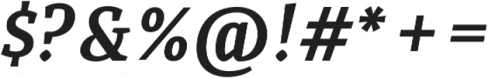 Quiroga Serif Pro Bold Italic otf (700) Font OTHER CHARS