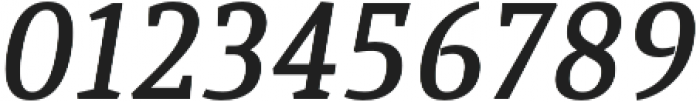 Quiroga Serif Pro DemiBold Italic otf (600) Font OTHER CHARS