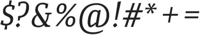 Quiroga Serif Pro Italic otf (400) Font OTHER CHARS