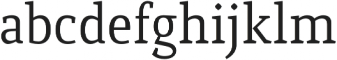 Quiroga Serif Pro Regular otf (400) Font LOWERCASE