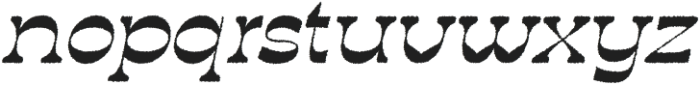 QuirosRough-Italic otf (400) Font LOWERCASE