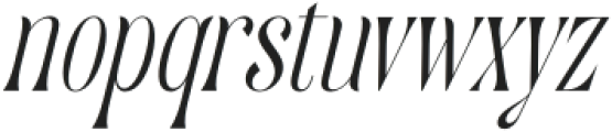 Quiselle Italic otf (400) Font LOWERCASE