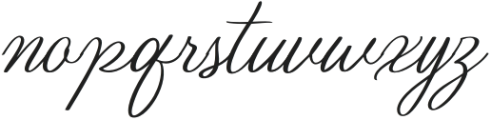 QuishineScript-Regular otf (400) Font LOWERCASE