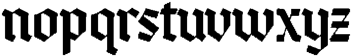 Quitestar Regular otf (400) Font LOWERCASE