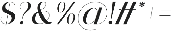 Quitle Italic otf (400) Font OTHER CHARS
