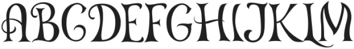 Quivering Chic Regular otf (400) Font LOWERCASE