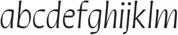Quiverleaf CF Bold Italic otf (700) Font LOWERCASE
