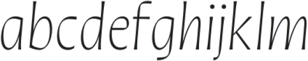 Quiverleaf CF Regular Italic otf (400) Font LOWERCASE
