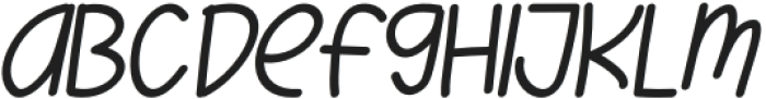 Quizy Italic otf (400) Font UPPERCASE