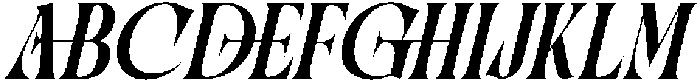Qulight Italic otf (300) Font UPPERCASE