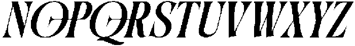 Qulight Italic otf (300) Font LOWERCASE