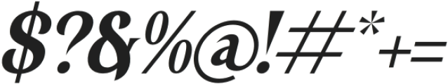 Qunaden Italic otf (400) Font OTHER CHARS