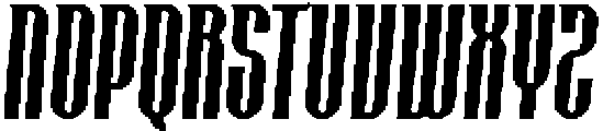 Qunespar Regular otf (400) Font LOWERCASE