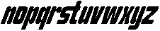 Qunko Slant otf (400) Font LOWERCASE