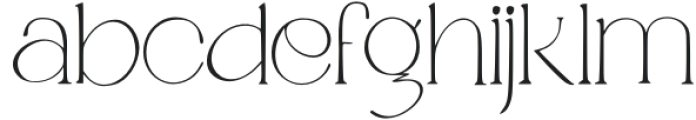 Qunya otf (400) Font LOWERCASE