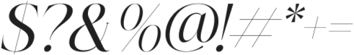 Quorina Italic otf (400) Font OTHER CHARS