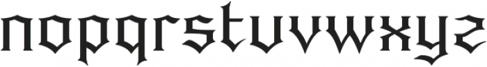 Quorthon Dark II otf (400) Font LOWERCASE