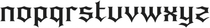 Quorthon Dark III otf (400) Font LOWERCASE