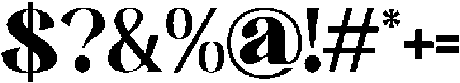 Quowist Display otf (400) Font OTHER CHARS
