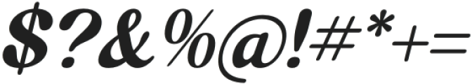 Qureah Italic otf (400) Font OTHER CHARS