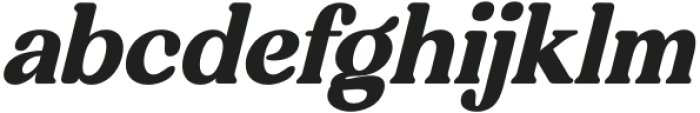 Qureah Italic otf (400) Font LOWERCASE