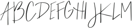 quick cloud Regular otf (400) Font UPPERCASE